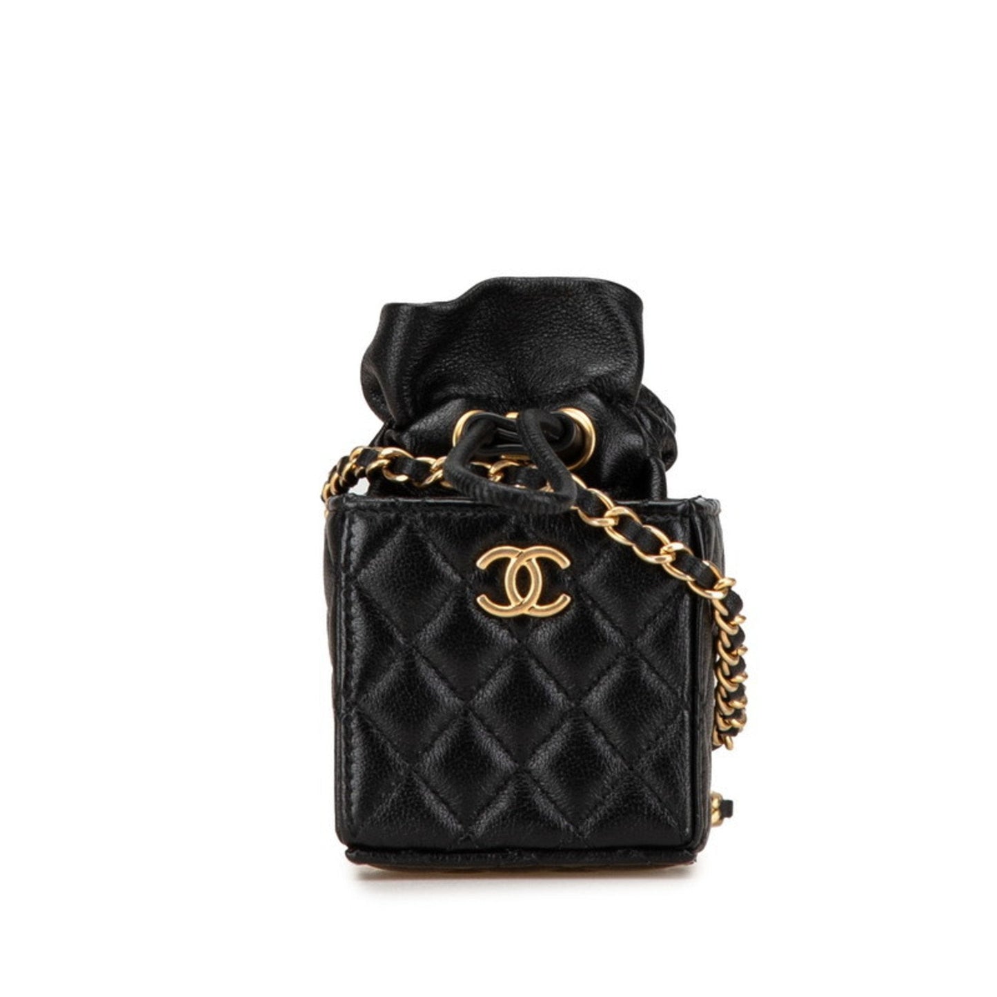 Chanel Black Leather Shoulder Bag ()