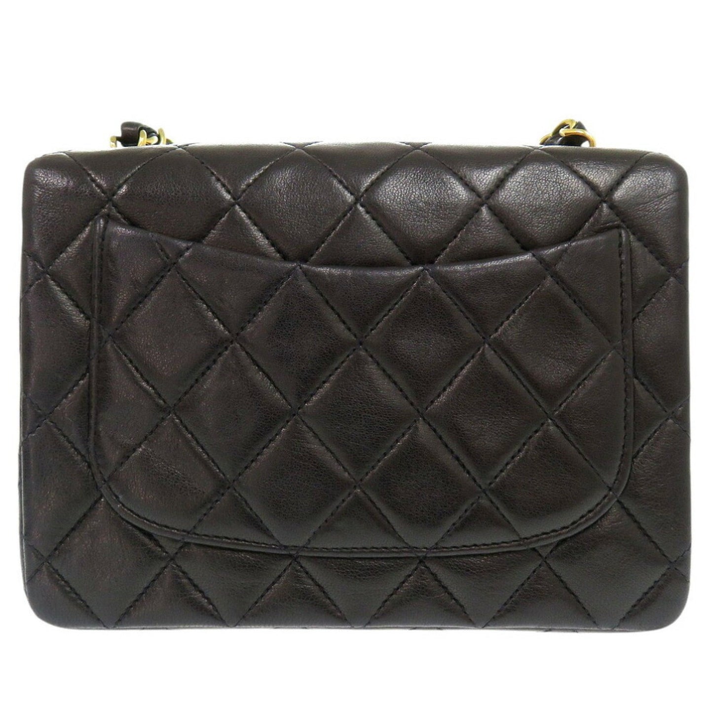 Chanel Black Leather Shoulder Bag ()