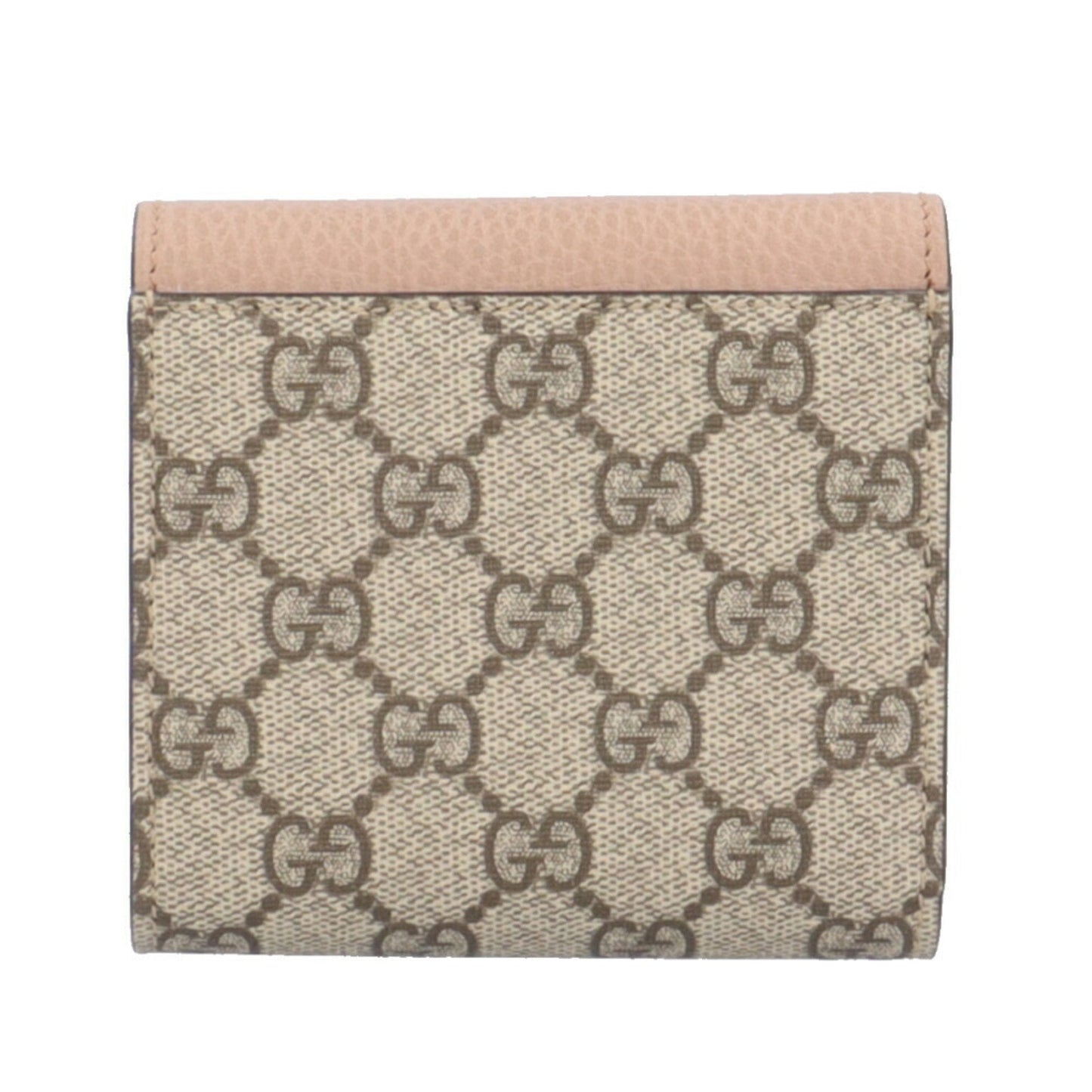 Gucci Beige Pink Gg Supreme Wallet (Bi-Fold) ()