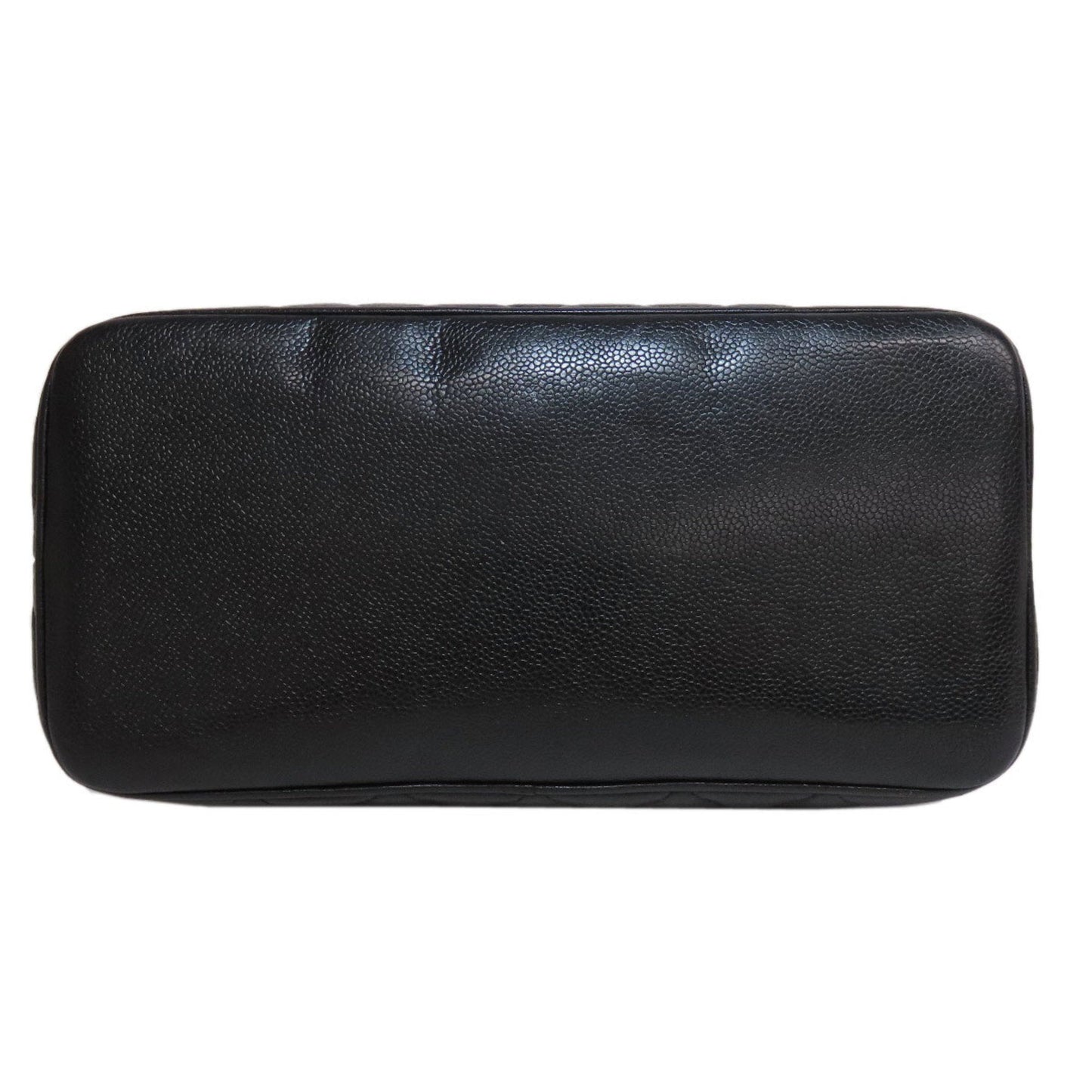 Chanel Black Caviar Leather Tote Bag ()