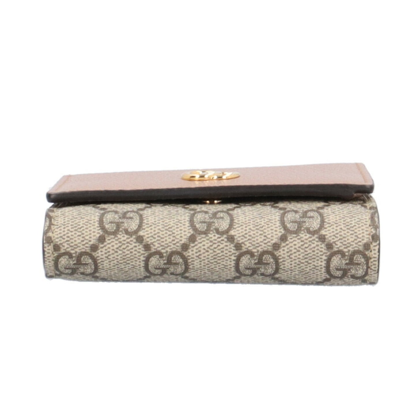 Gucci Beige Pink Gg Supreme Wallet (Bi-Fold) ()