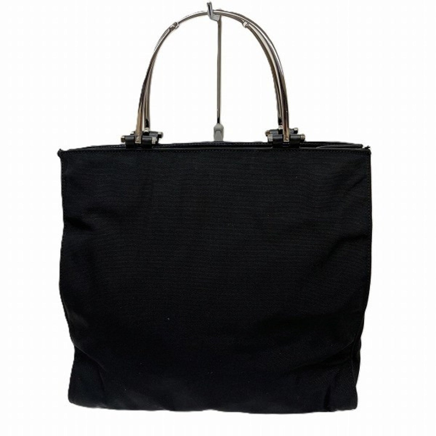 Gucci Black Nylon Metal Handbag ()
