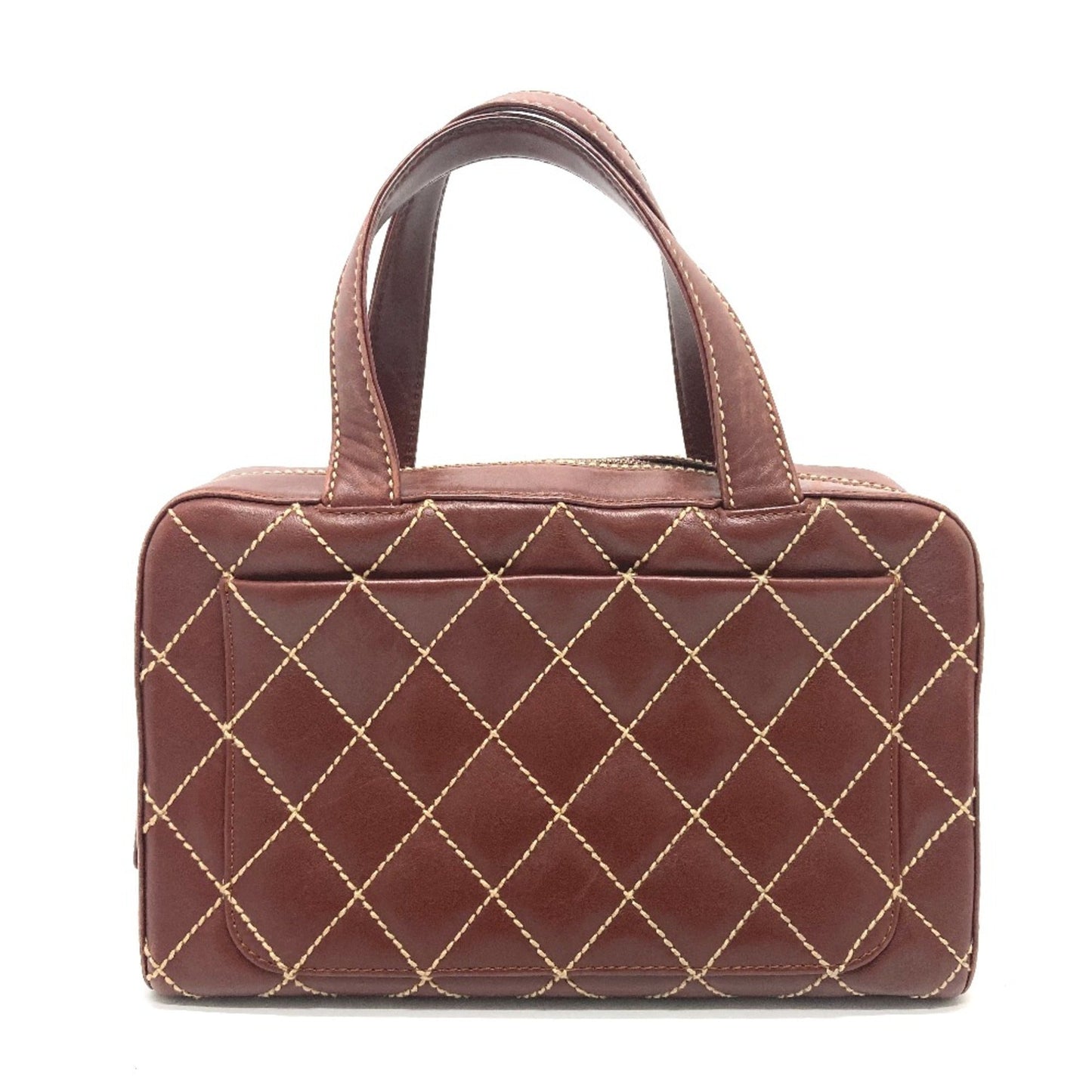 Chanel Brown Leather Handbag ()