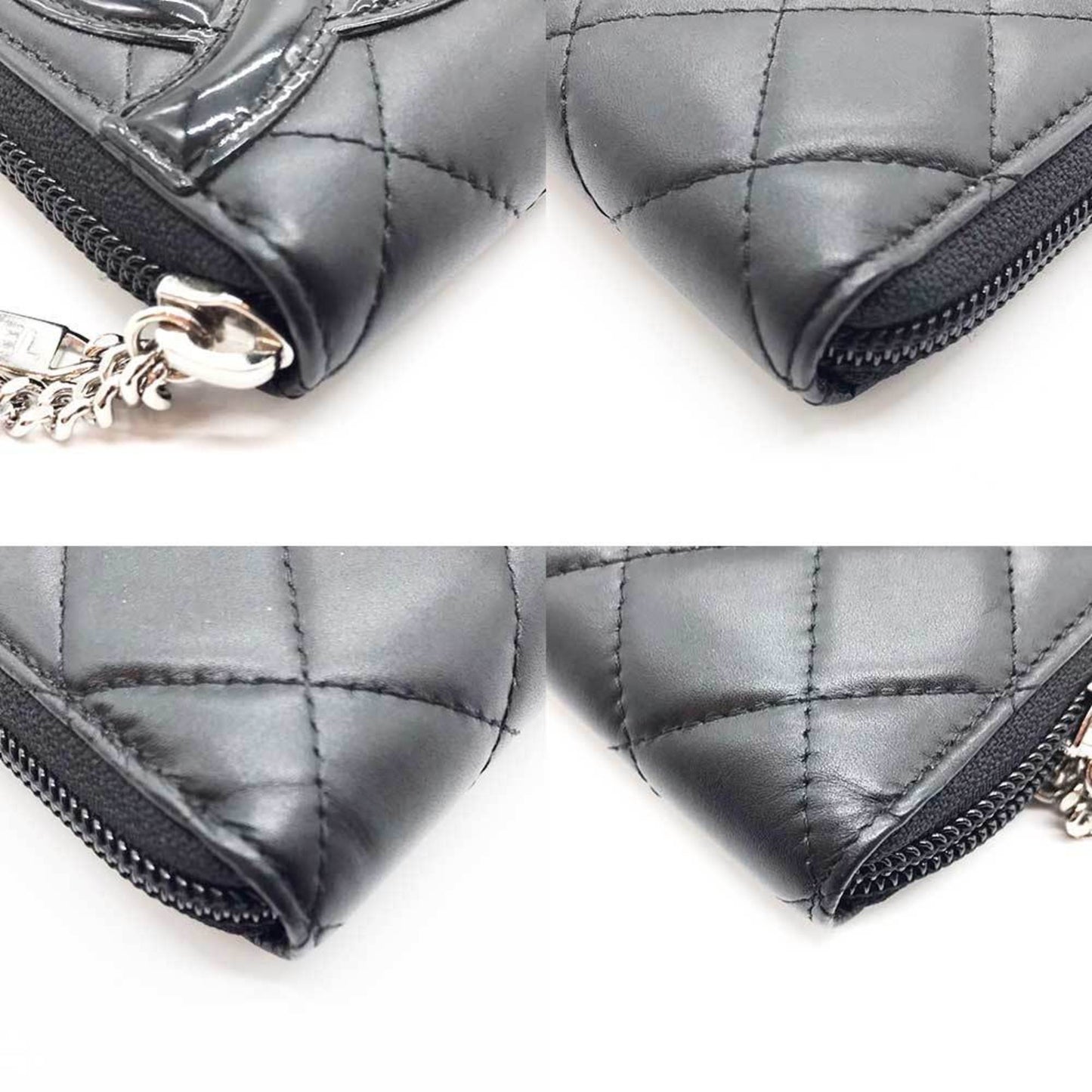 Chanel Black Leather Wallet (Bi-Fold) ()