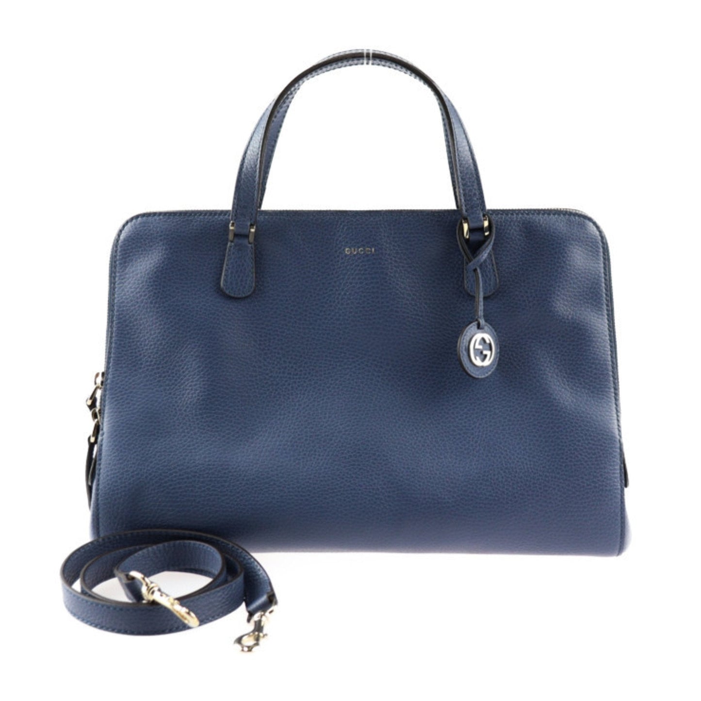 Gucci Blue Leather Handbag ()