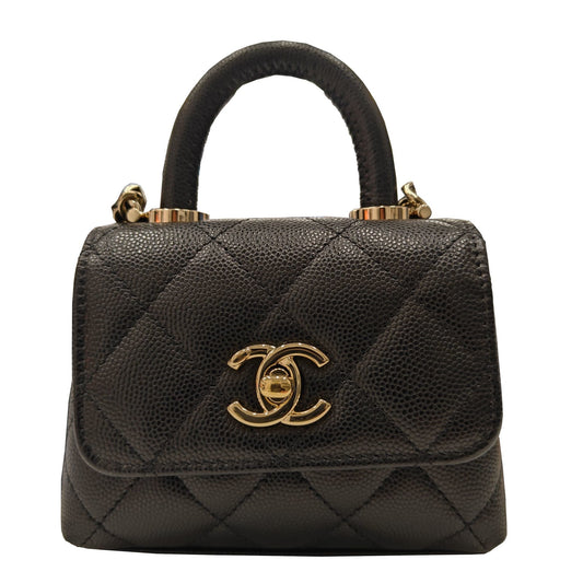 Chanel Black Caviar Leather Backpack ()