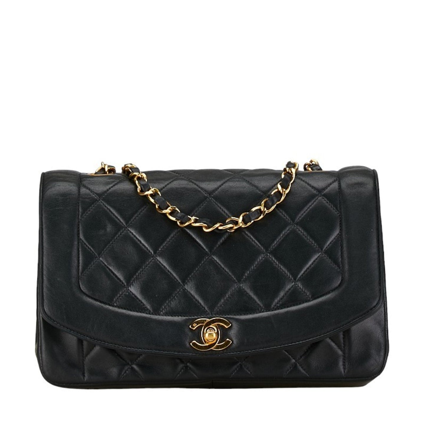 Chanel Black Leather Shoulder Bag ()