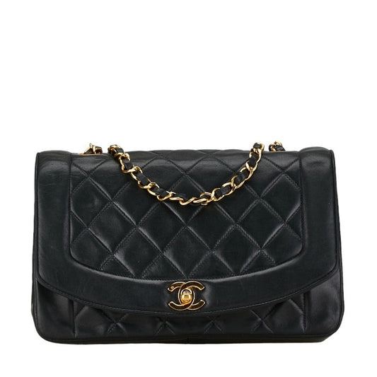 Chanel Black Leather Shoulder Bag ()
