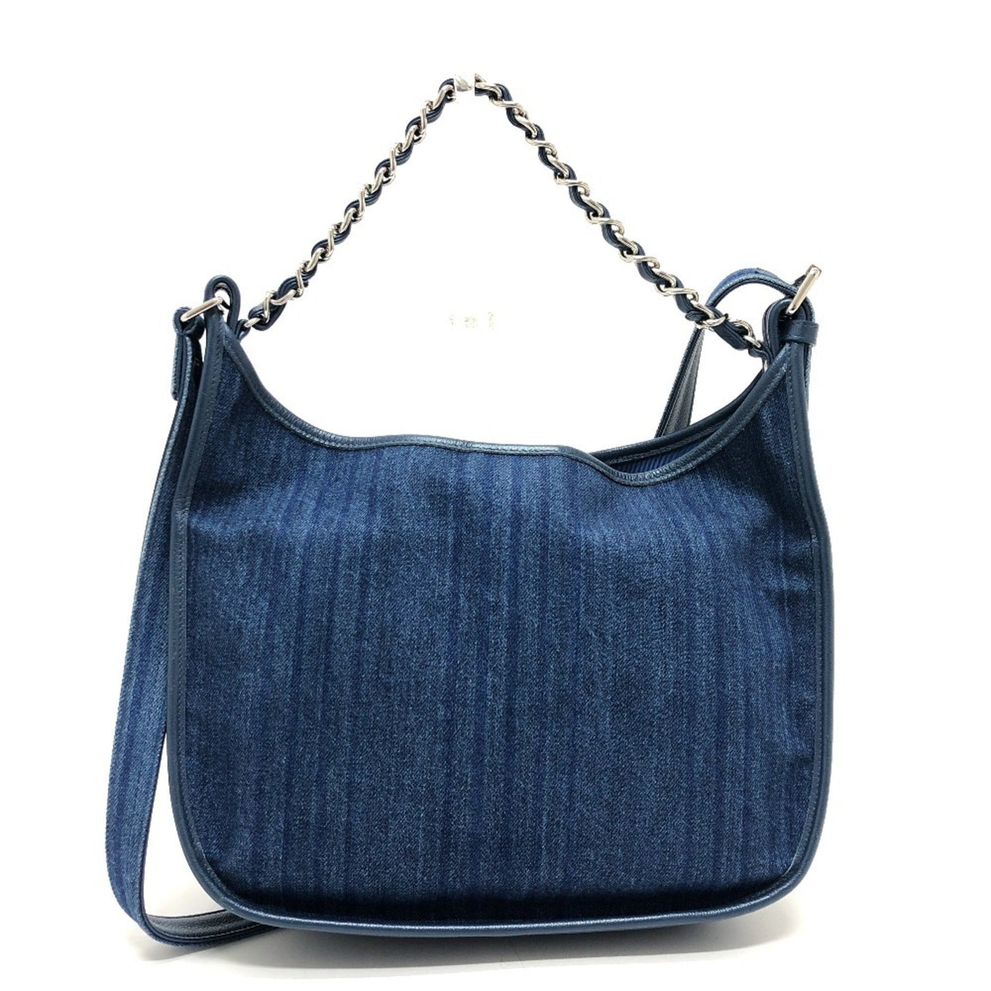 Chanel Blue Denim Shoulder Bag ()
