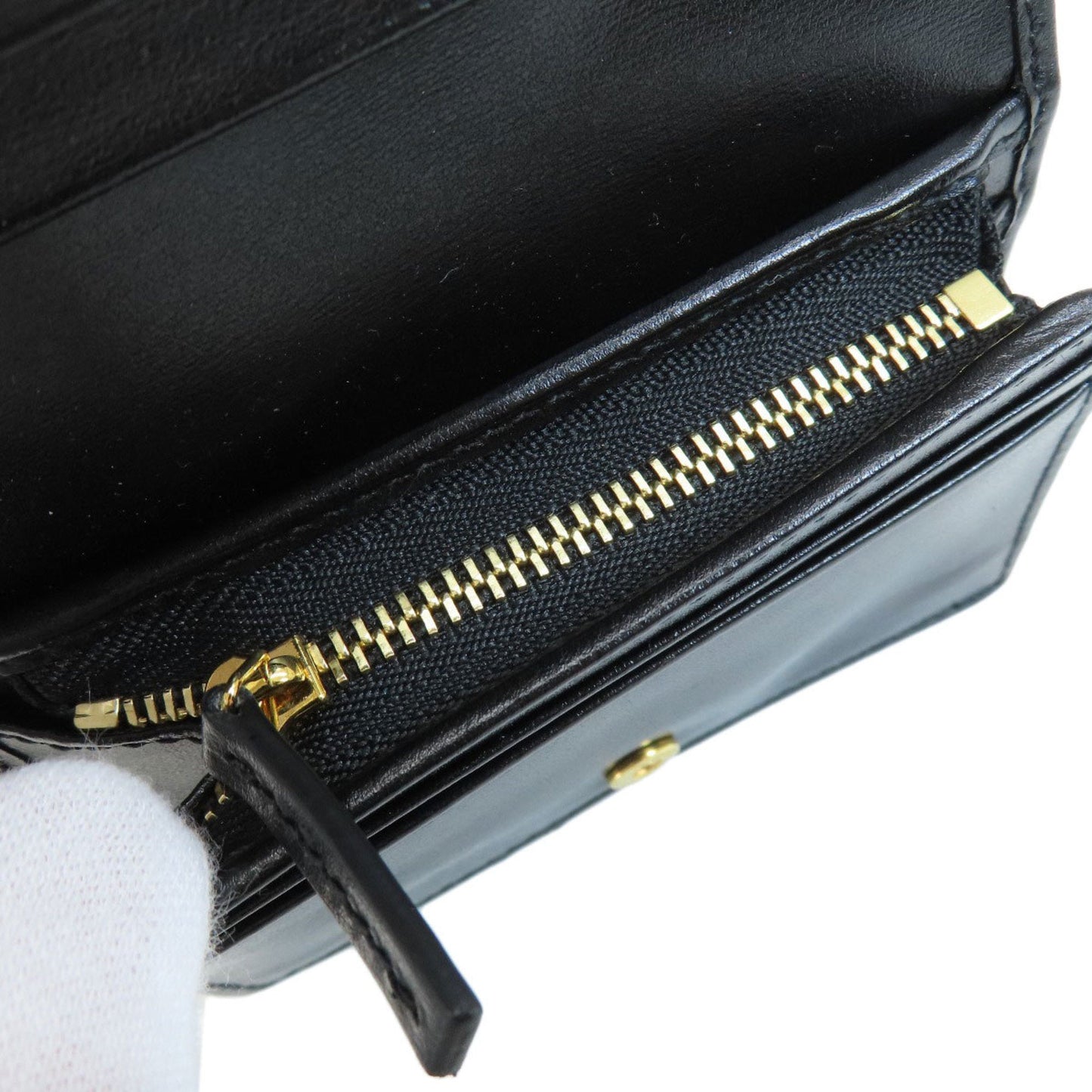 Gucci Black Leather Wallet (Bi-Fold) ()