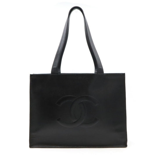 Chanel Caviar Skin Black Caviar Leather Shoulder Bag Tote Bag ()