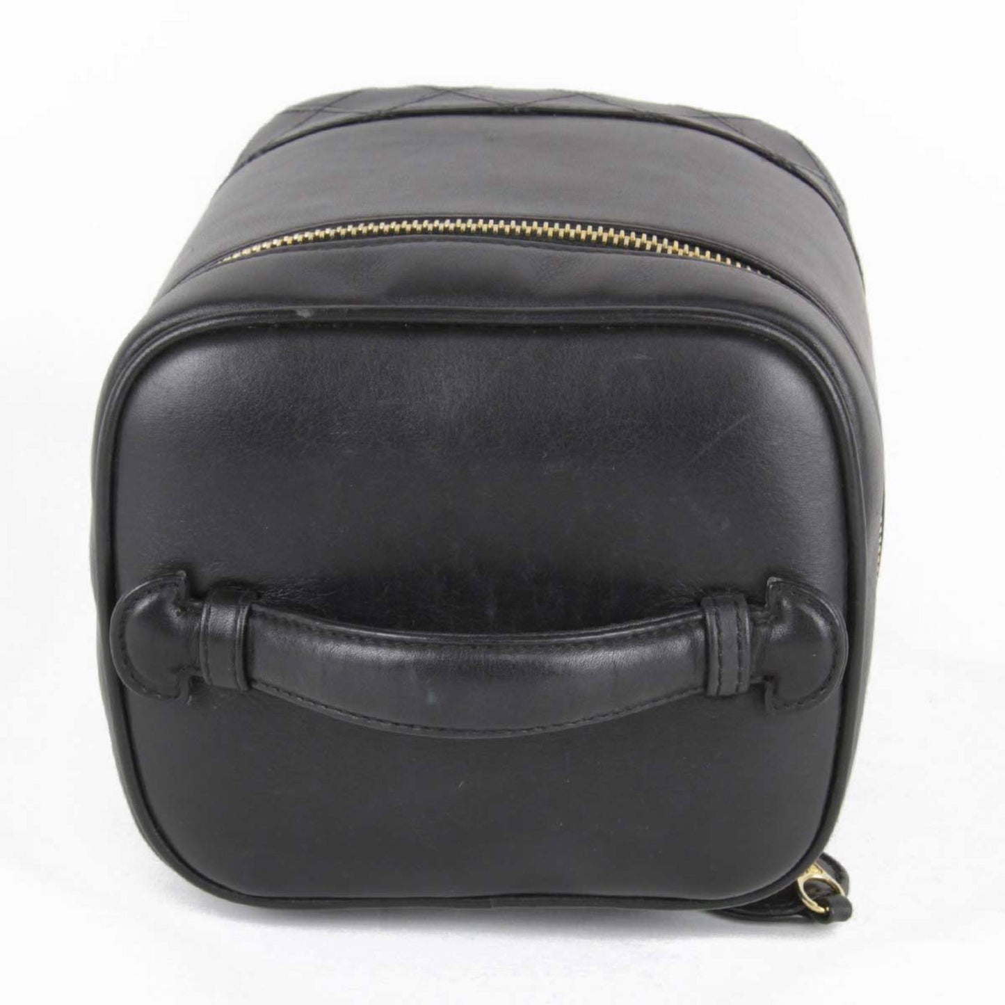 Chanel Black Leather Vanity Bag ()
