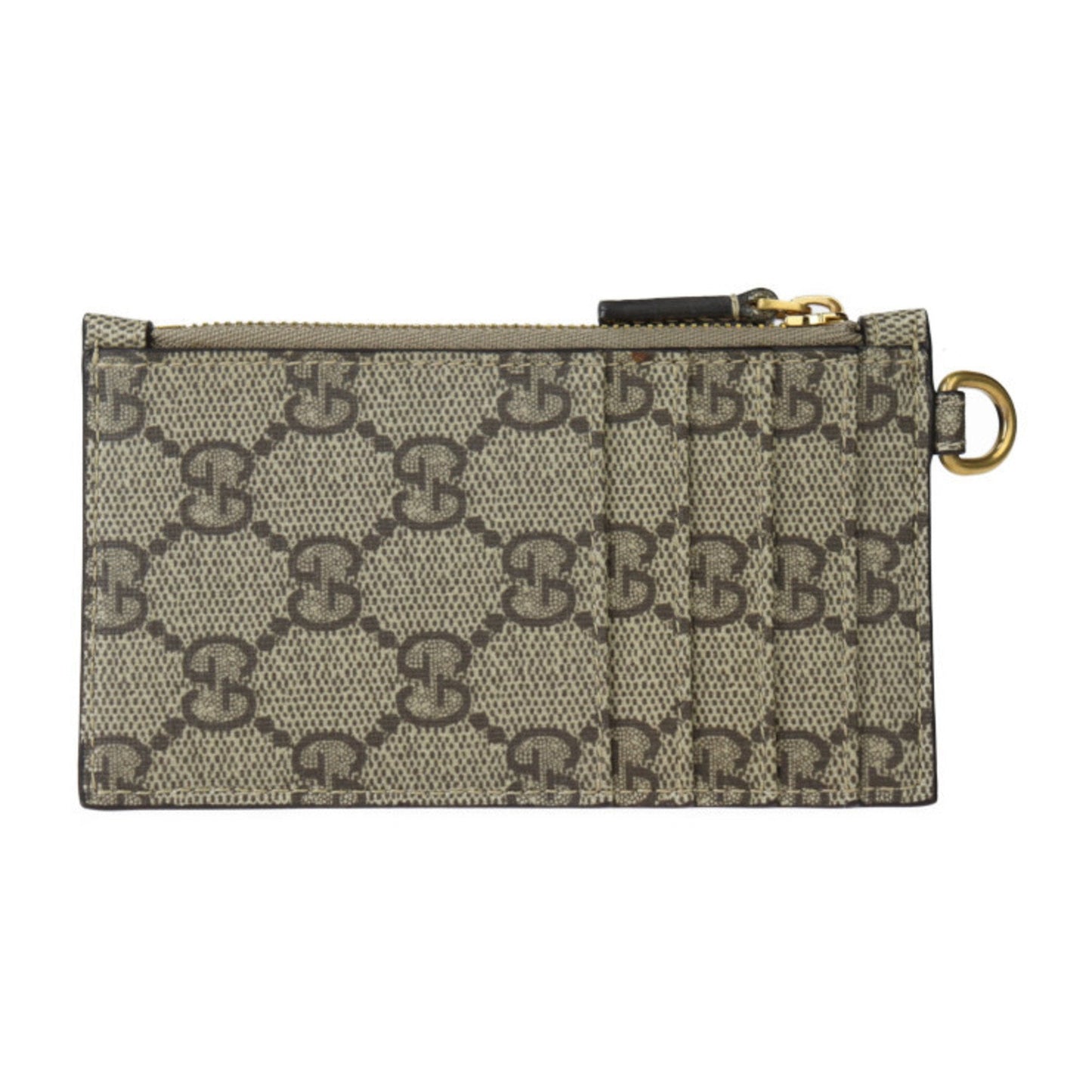 Gucci Beige Brown Gg Supreme Canvas Coin Purse/Coin Case ()