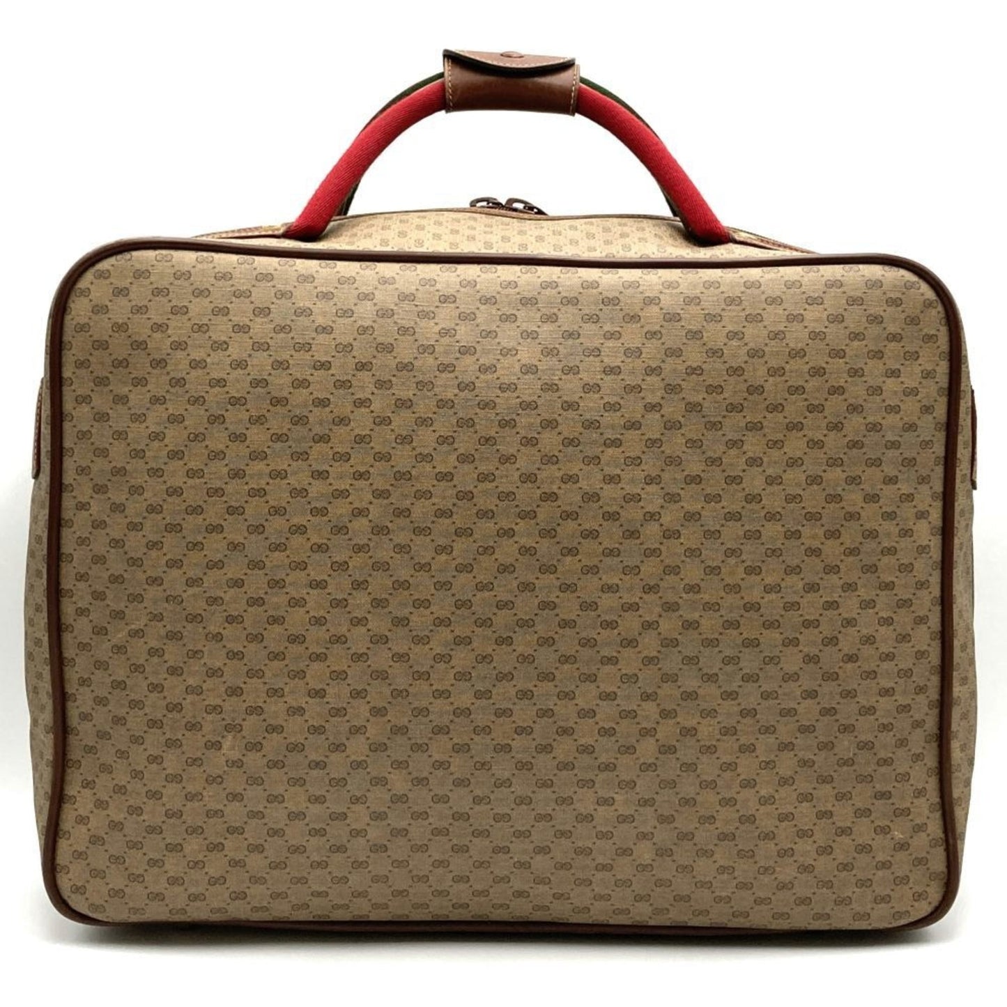 Gucci Brown Gg Supreme Boston Bag ()