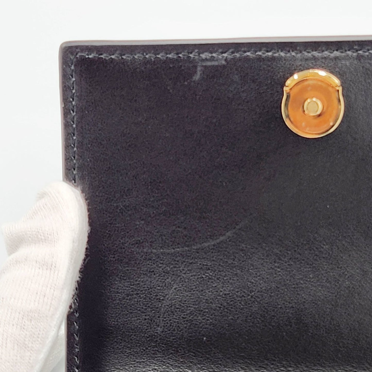 Gucci Black Leather Handbag Shoulder Bag ()