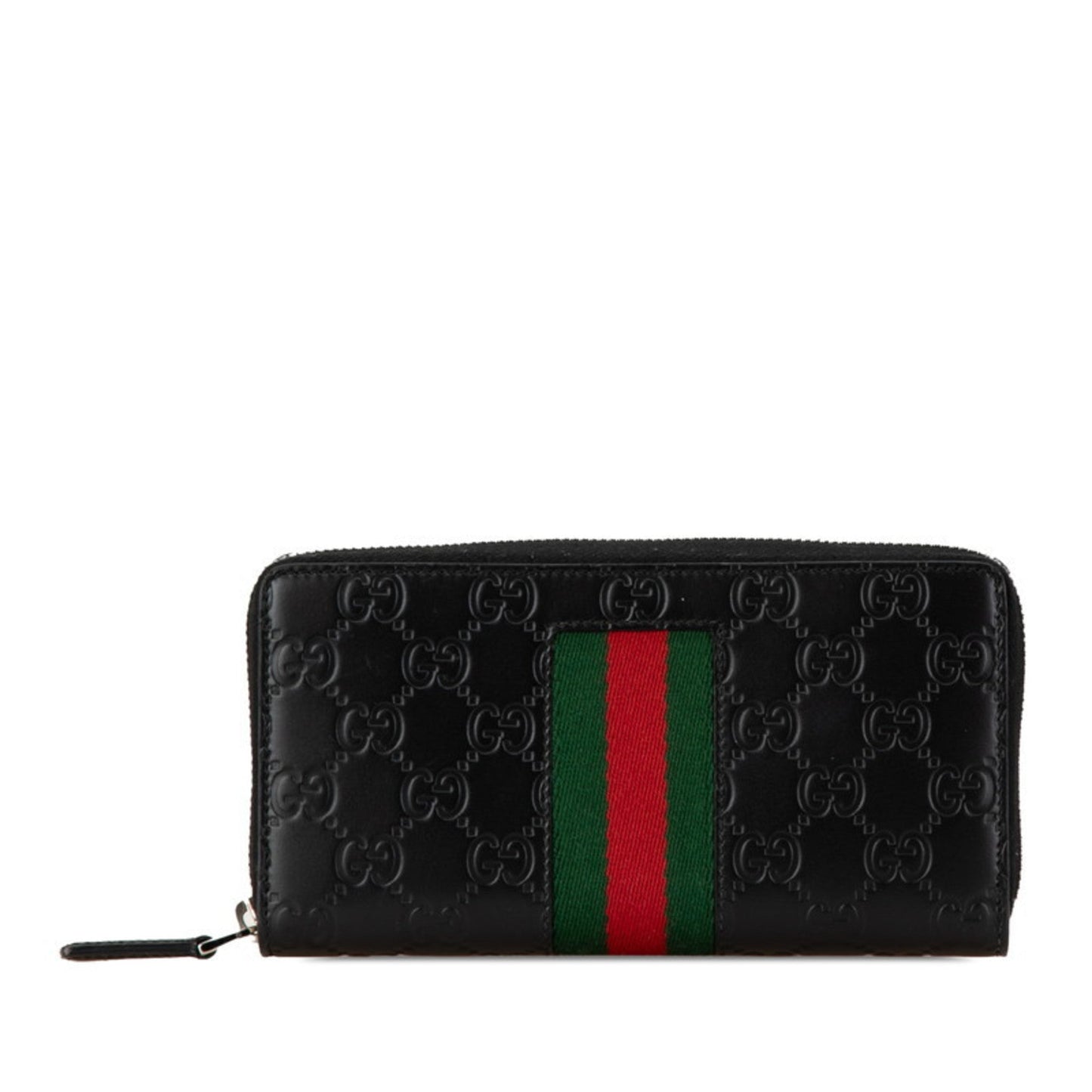 Gucci Black Leather Long Wallet (Bi-Fold) ()
