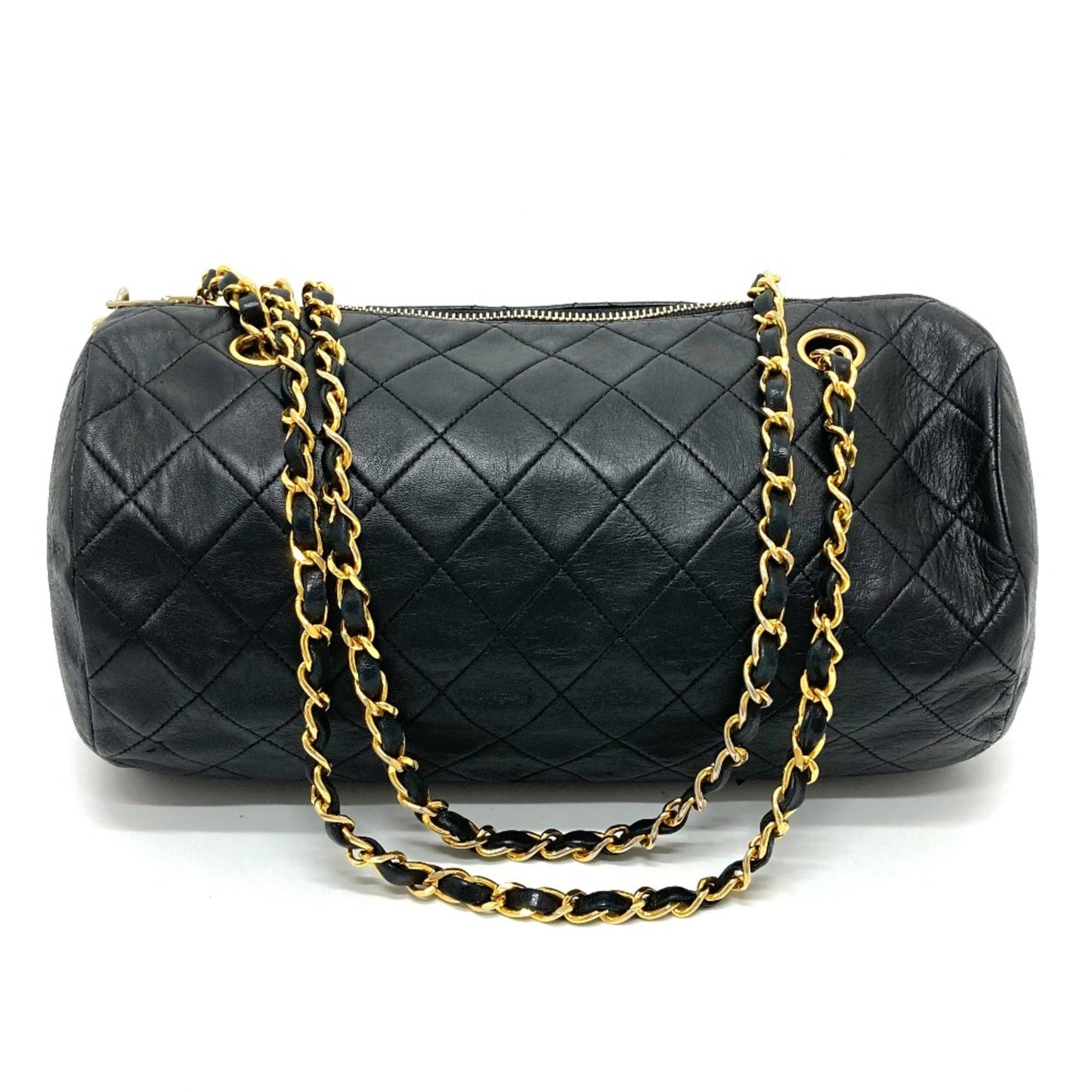 Chanel Black Leather Shoulder Bag ()