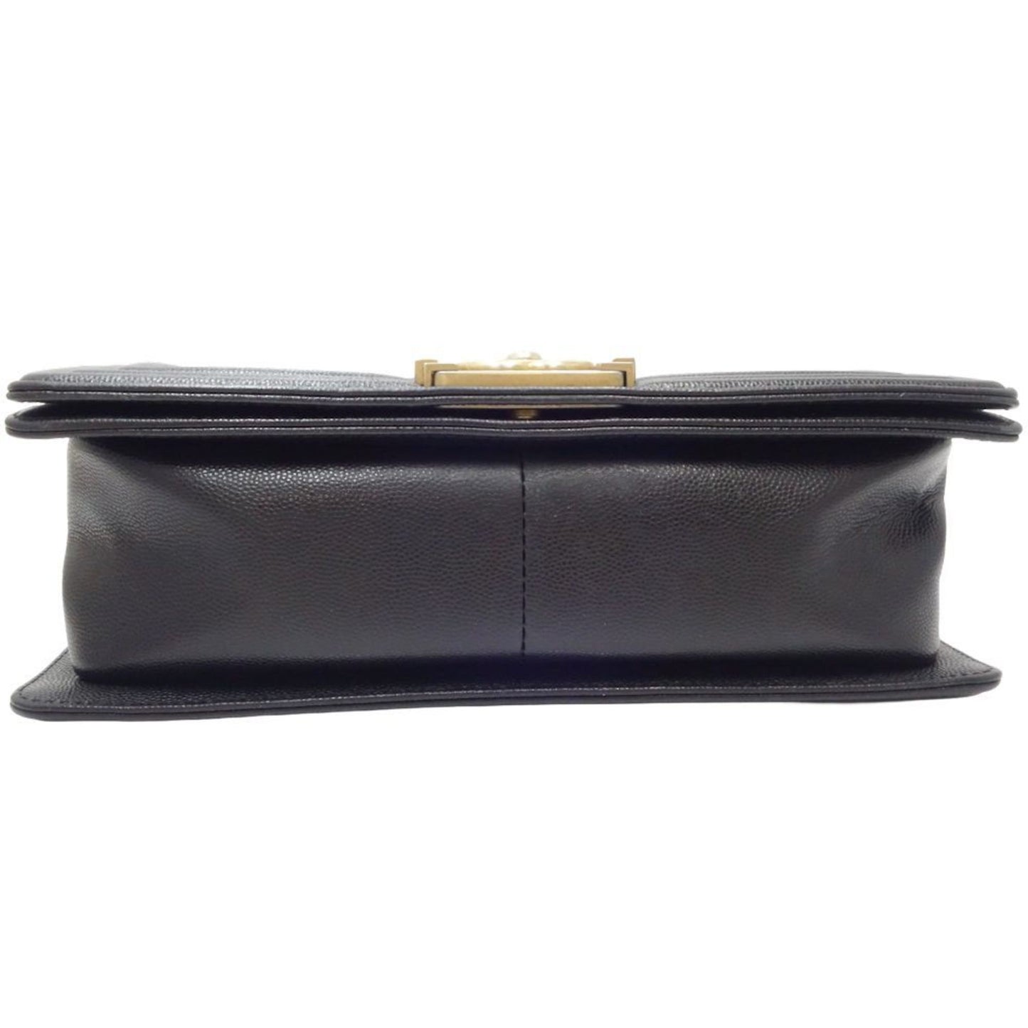 Chanel Black Caviar Leather Shoulder Bag ()