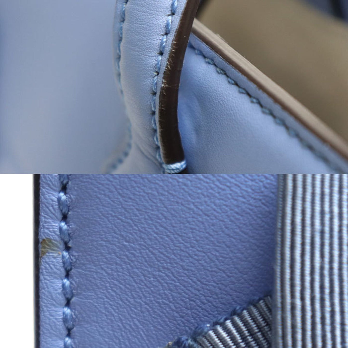 Gucci Blue Leather Handbag ()