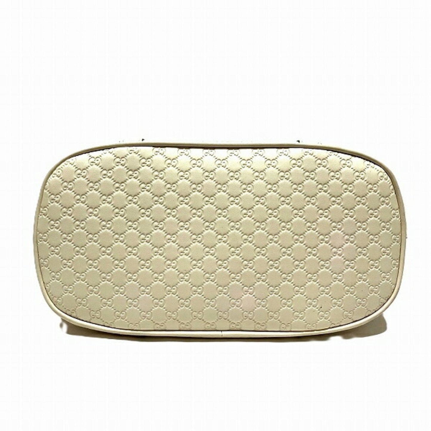 Gucci Ivory Leather Handbag Shoulder Bag ()