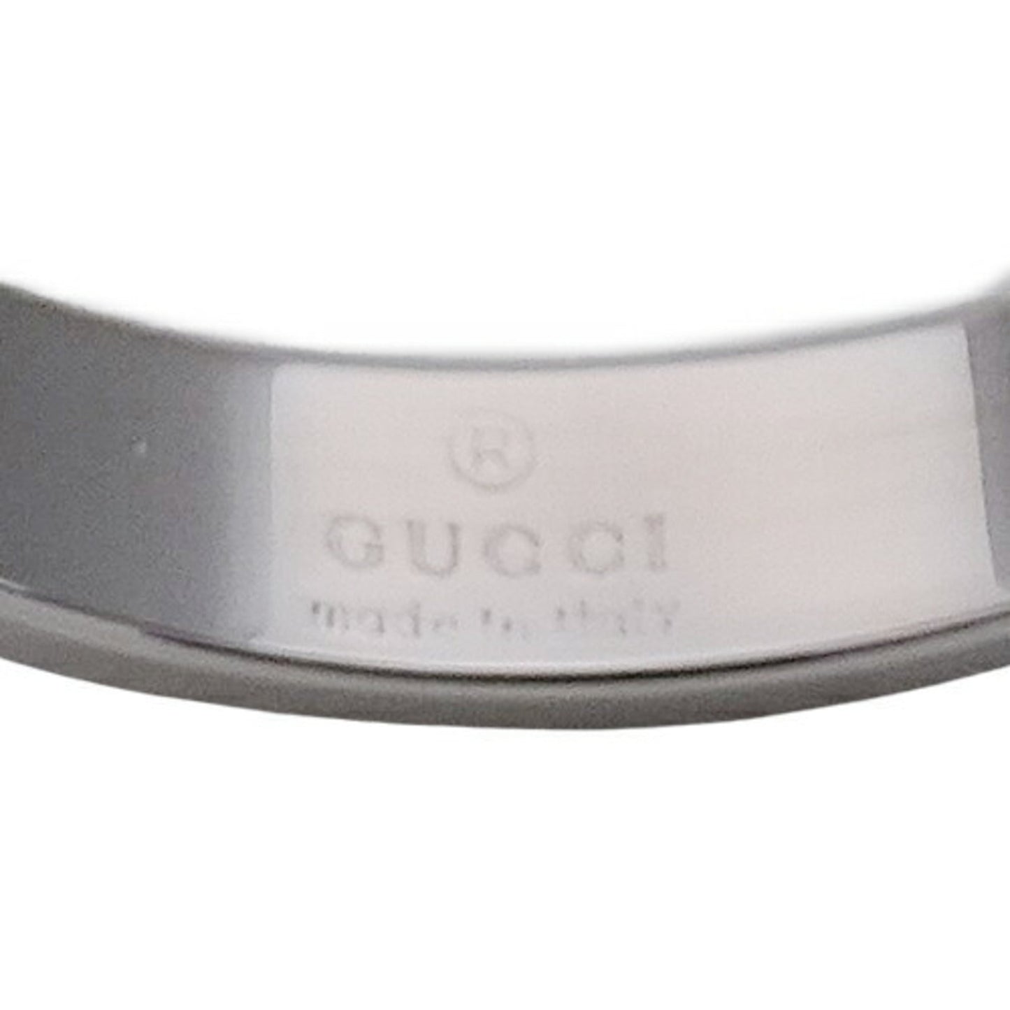 Gucci Icon White Gold White Gold (18K) Band Ring ()