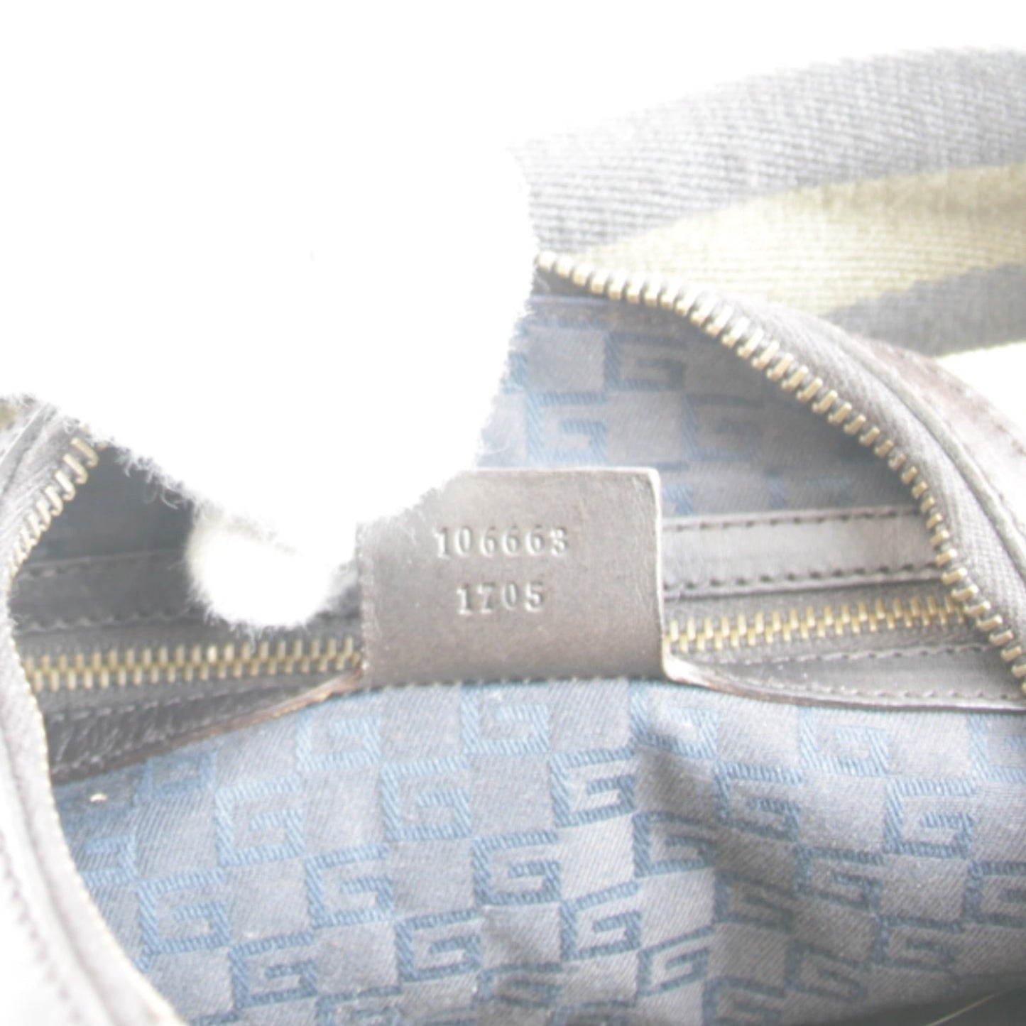 Gucci Khaki Canvas Handbag ()