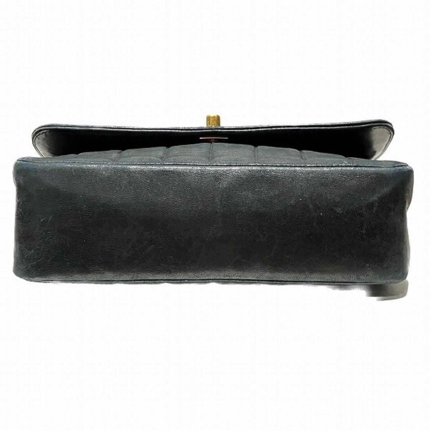 Chanel Black Leather Shoulder Bag ()