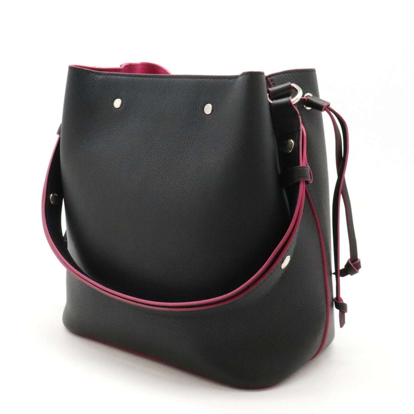 Louis Vuitton Lockme Bucket  Leather Shoulder Bag ()