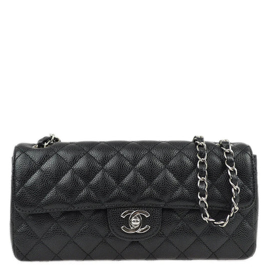 Chanel * 2006-2008 Black Caviar East West Shoulder Bag