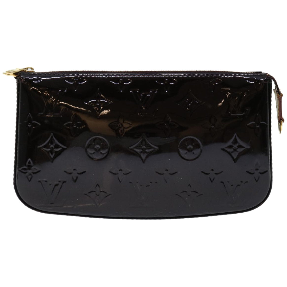 Louis Vuitton Pochette Accessoire  Patent Leather Clutch Bag ()