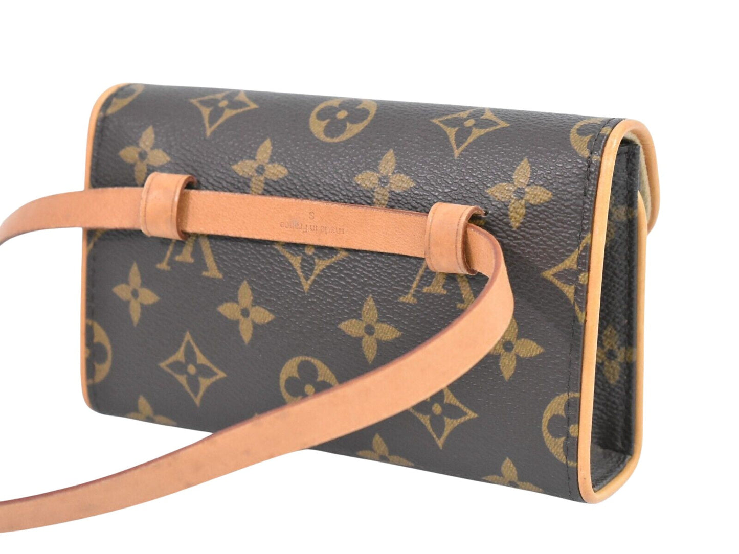 Louis Vuitton Pochette Florentine  Canvas Clutch Bag ()