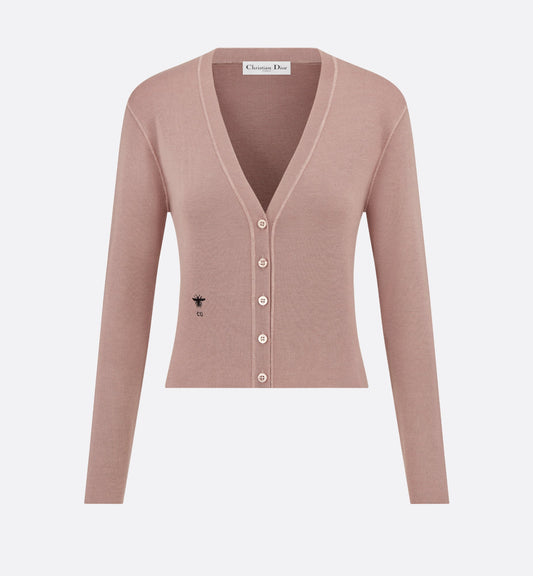 Cardigan • Melocoton Pink Cashmere and Silk Knit
