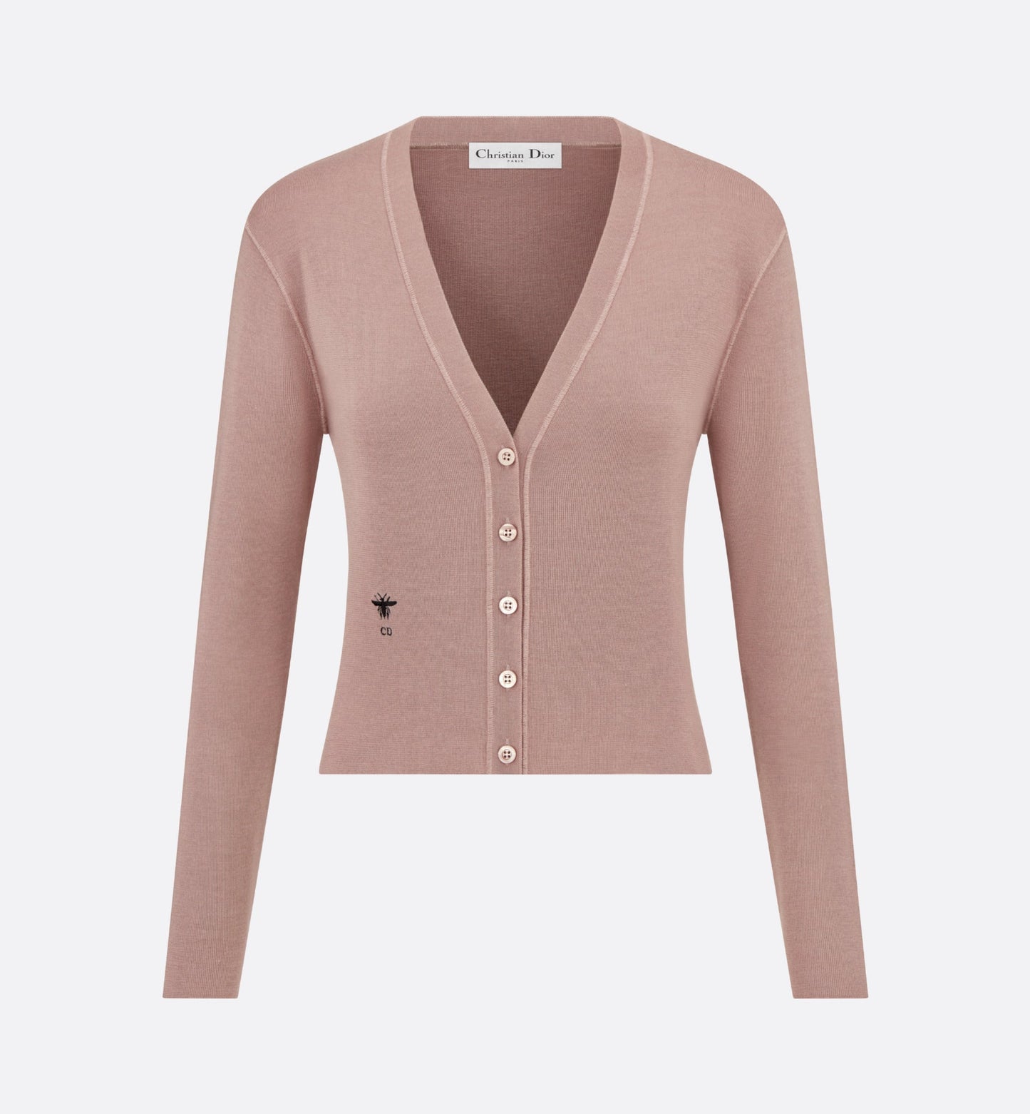 Cardigan • Melocoton Pink Cashmere and Silk Knit