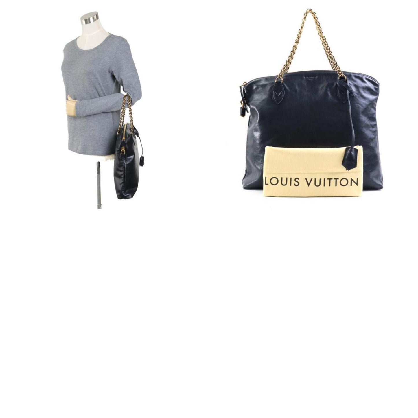 Louis Vuitton Lockit  Leather Tote Bag ()