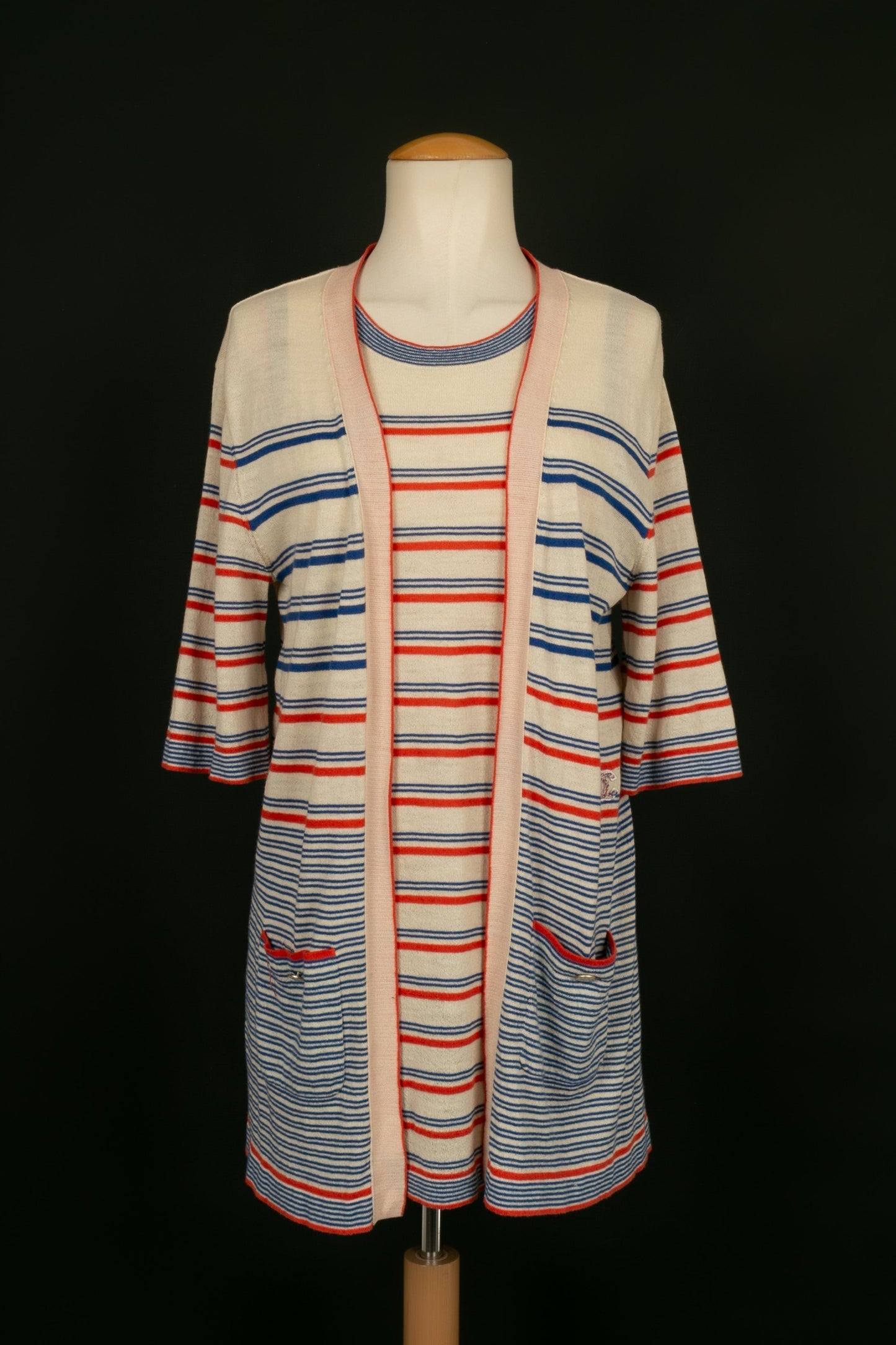 Ensemble gilet et robe Chanel
