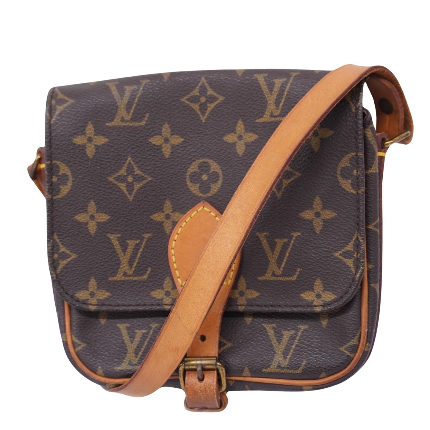 Louis Vuitton Cartouchière  Canvas Shoulder Bag ()