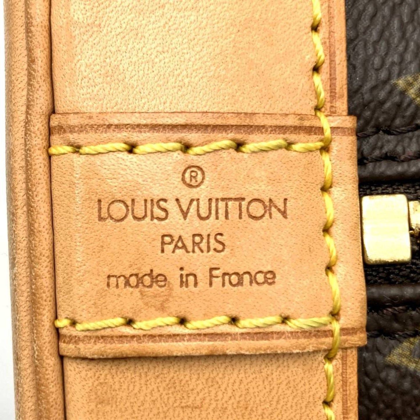 Louis Vuitton Alma  Canvas Handbag ()