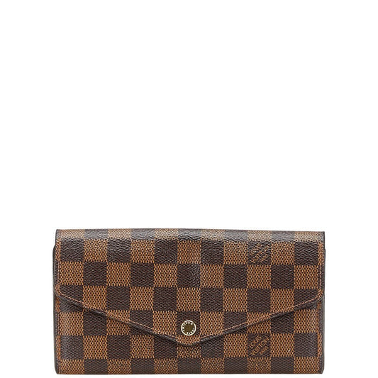 Louis Vuitton Damier Portefeuille Sarah Long Wallet N63209