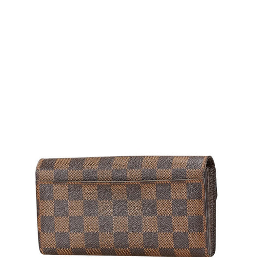 Louis Vuitton Damier Portefeuille Sarah Long Wallet N63209