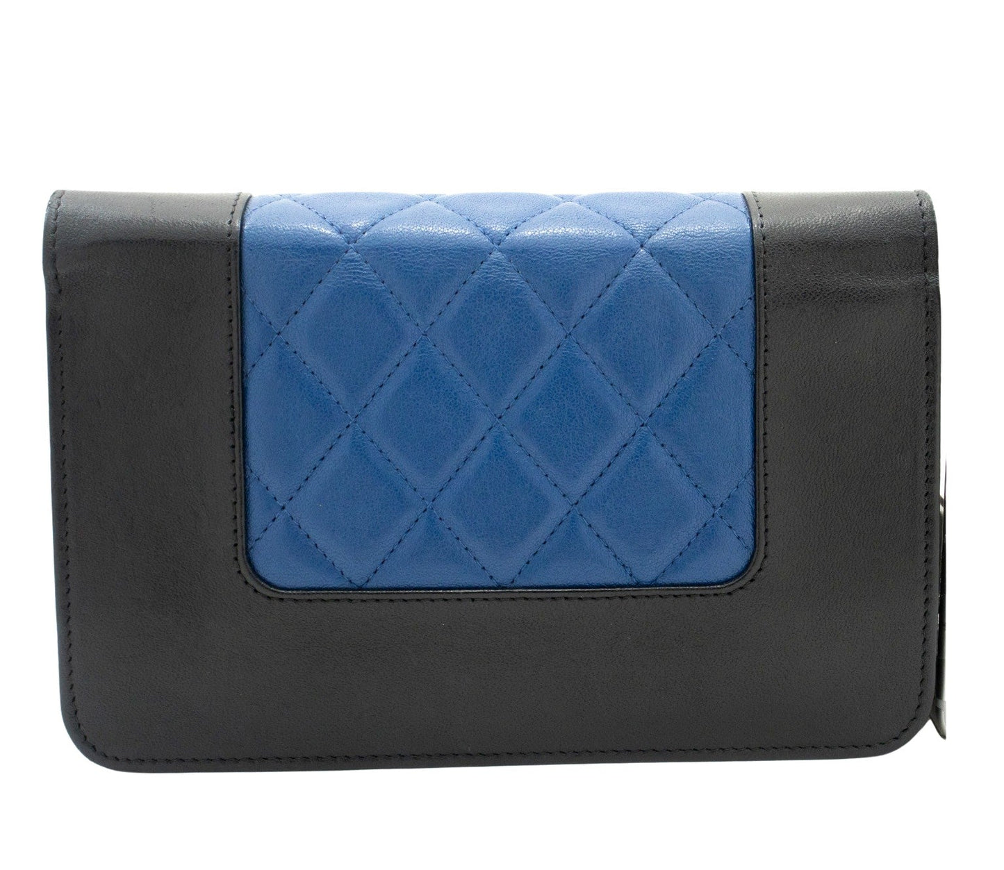 Chanel Wallet On Chain Blue Leather Wallet  ()