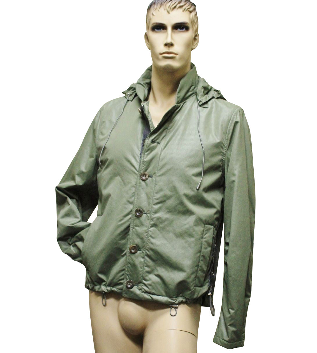 Gucci Men's Green Jacket With Padding