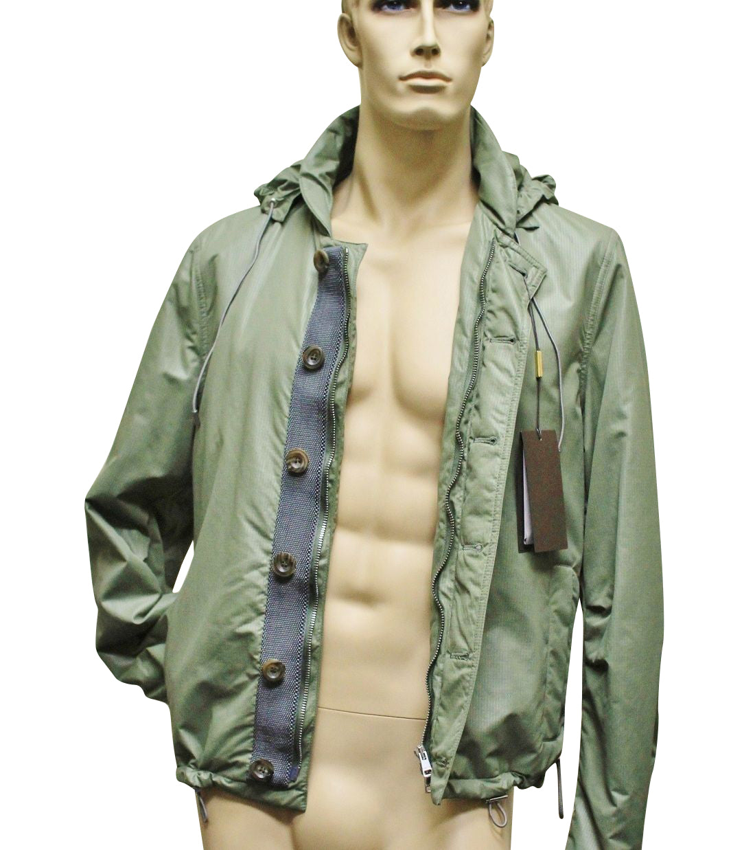 Gucci Men's Green Jacket With Padding