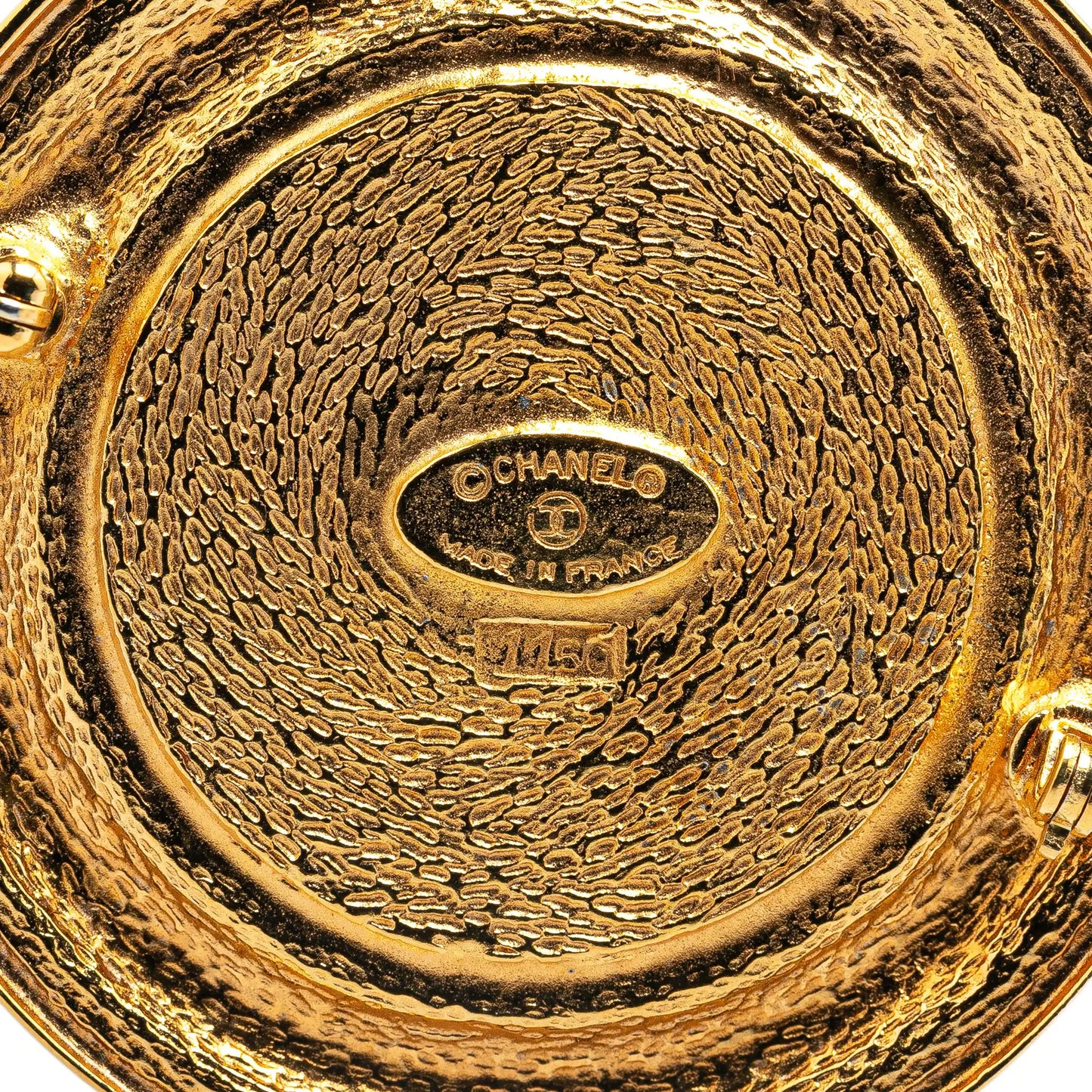 Gold Chanel Gold Plated 31 Rue Cambon Brooch