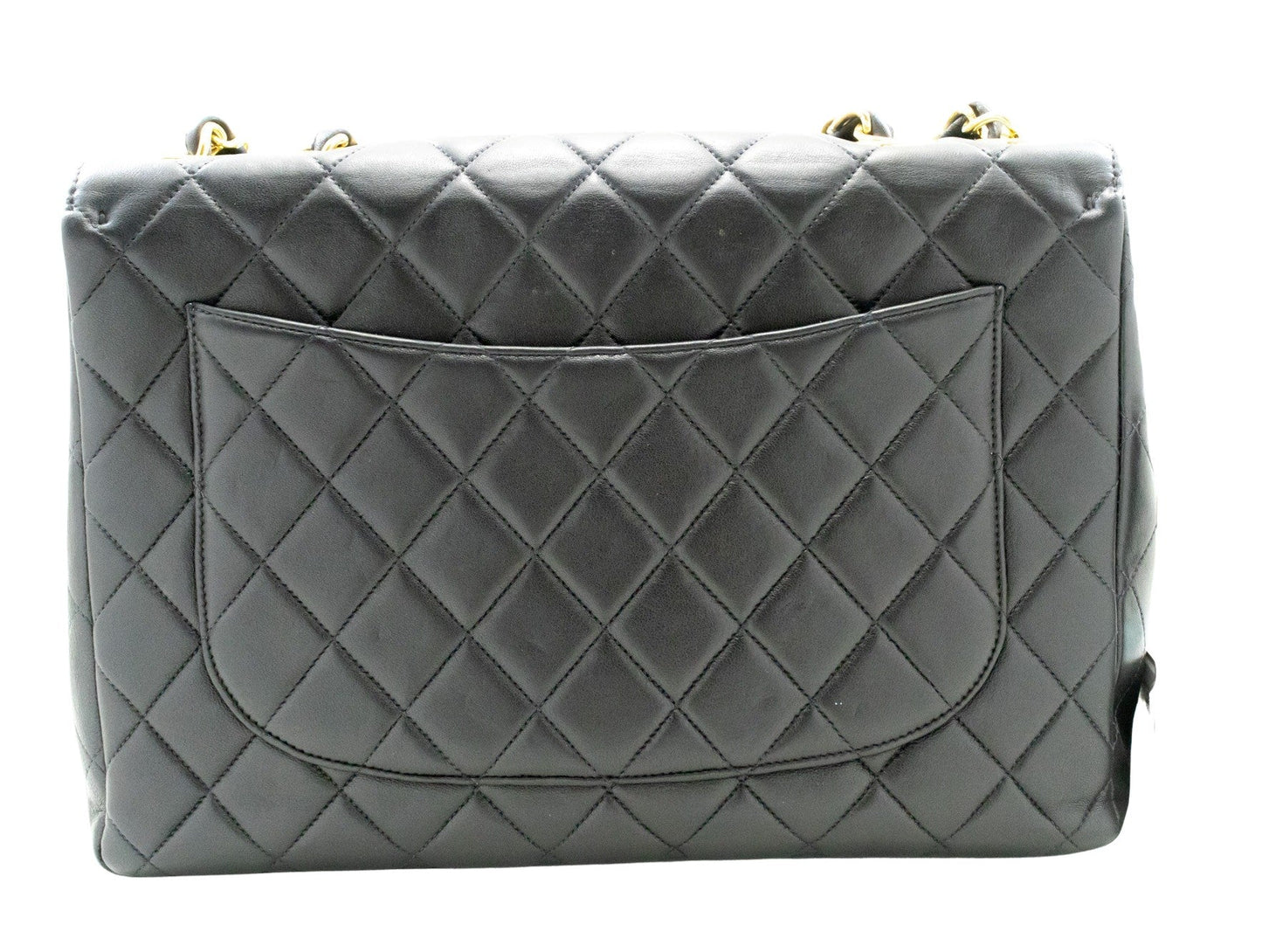 Chanel Black Leather Shoulder Bag ()