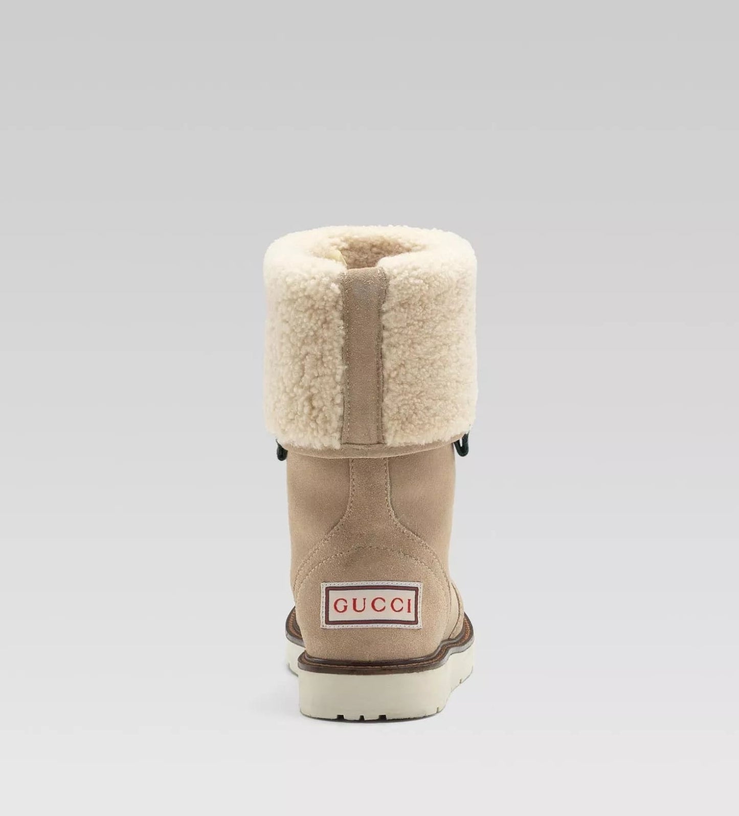 Gucci Kids "Saintex" Shearling Web Boot (29 IT / US 12)