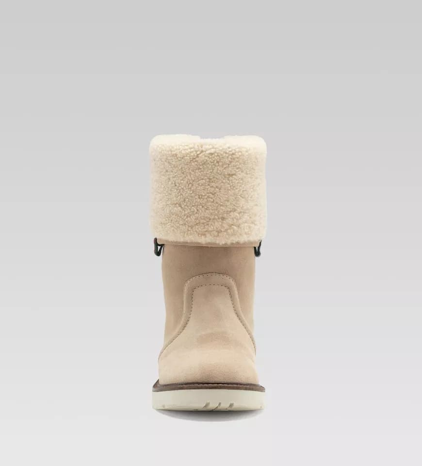 Gucci Kids "Saintex" Shearling Web Boot (30 IT / 12.5 US)