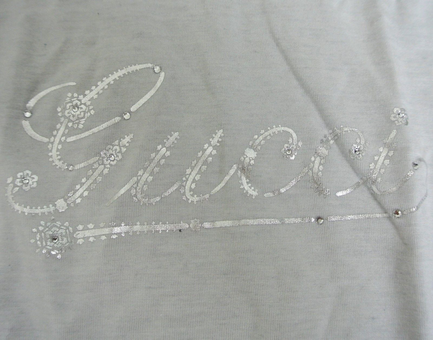 Gucci Kids Grey Long Sleeve Cashmere Turtle Neck Top Shirt With Script (Size 4)