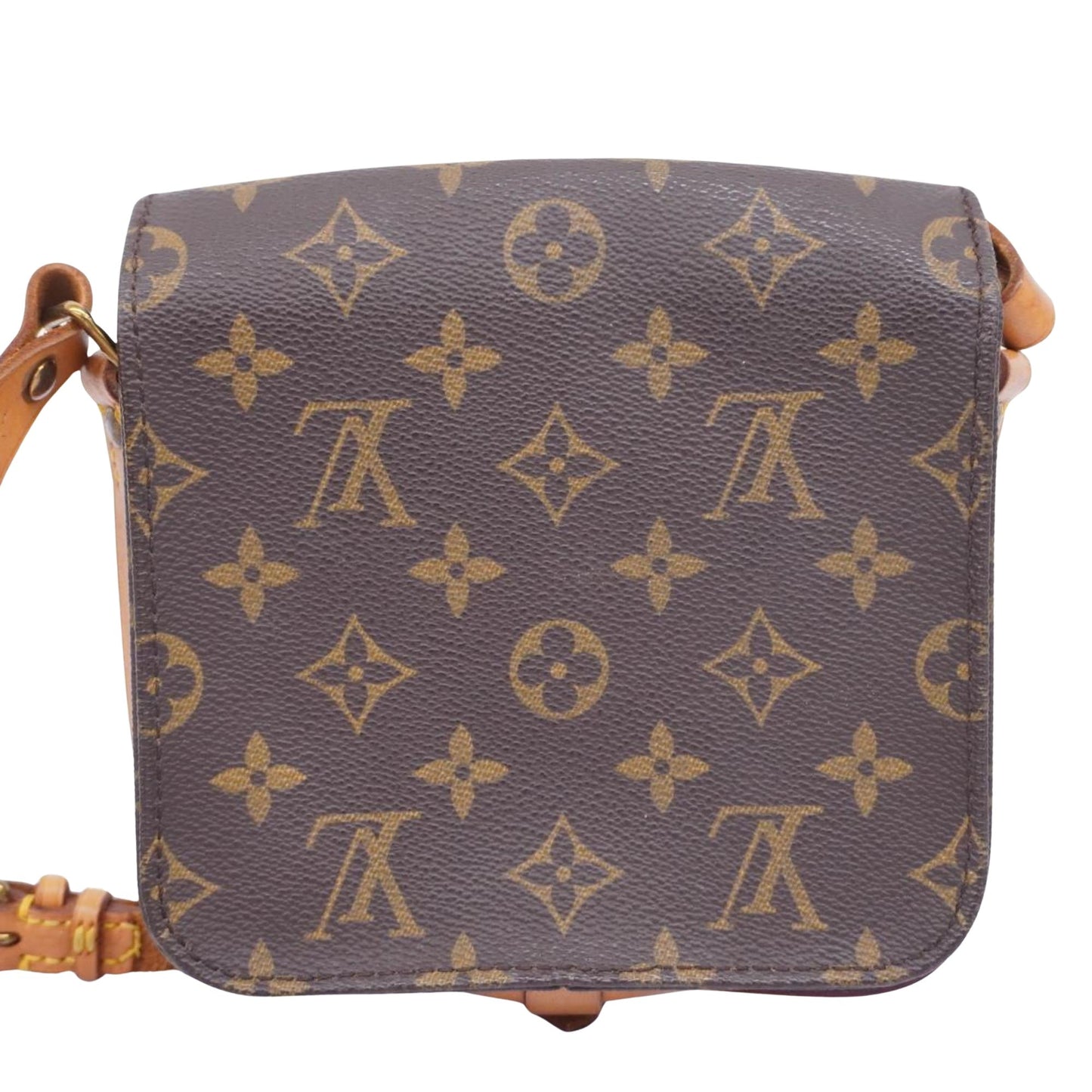 Louis Vuitton Cartouchière  Canvas Shoulder Bag ()