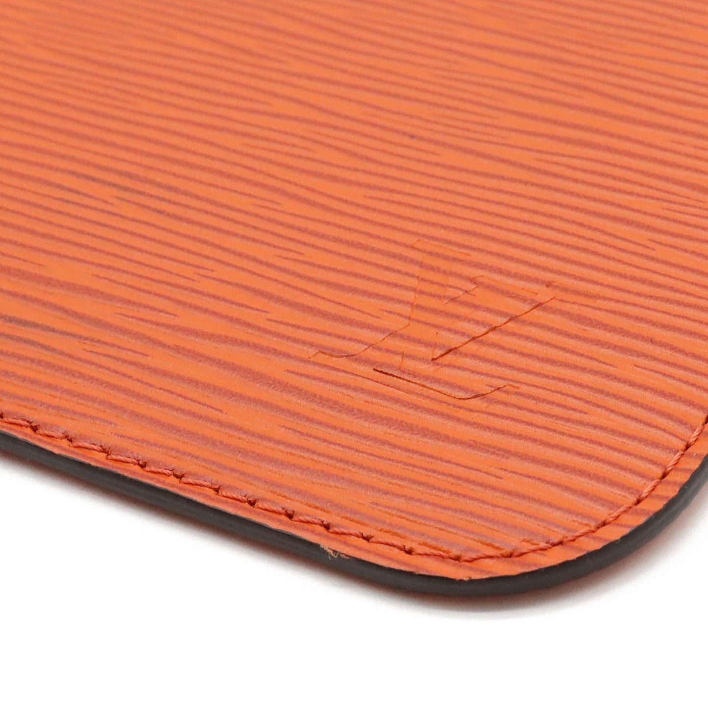 Louis Vuitton Pochette Neverfull  Leather Clutch Bag ()