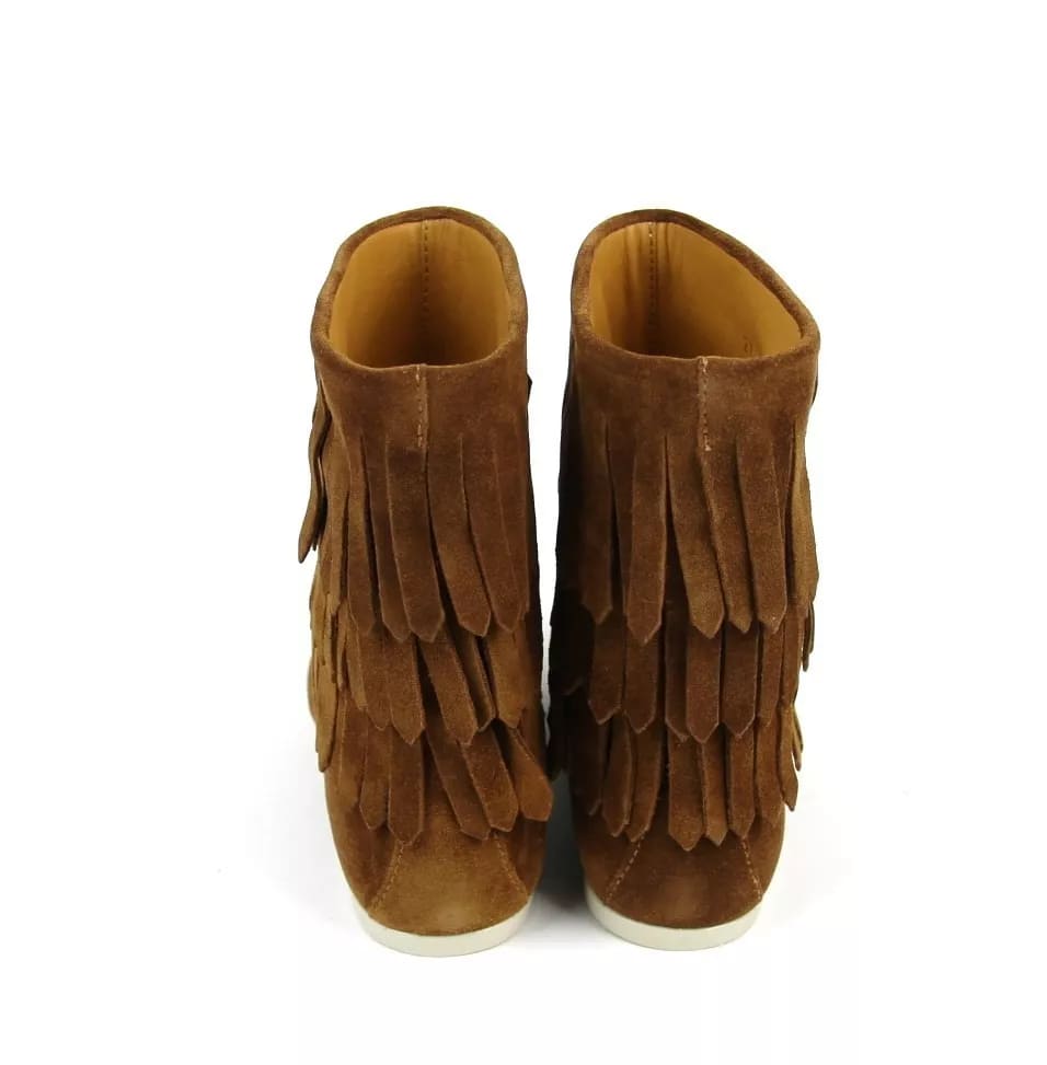 Gucci Brown Kids Fringe Boots (29 G / 12 US)